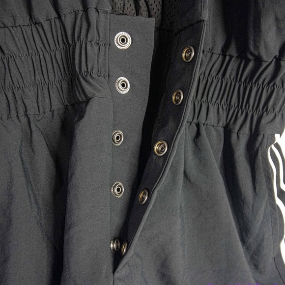 New Free People Movement Rory Romper Black Tracksuit Shorts Long Sleeves size S - Picture 4 of 5